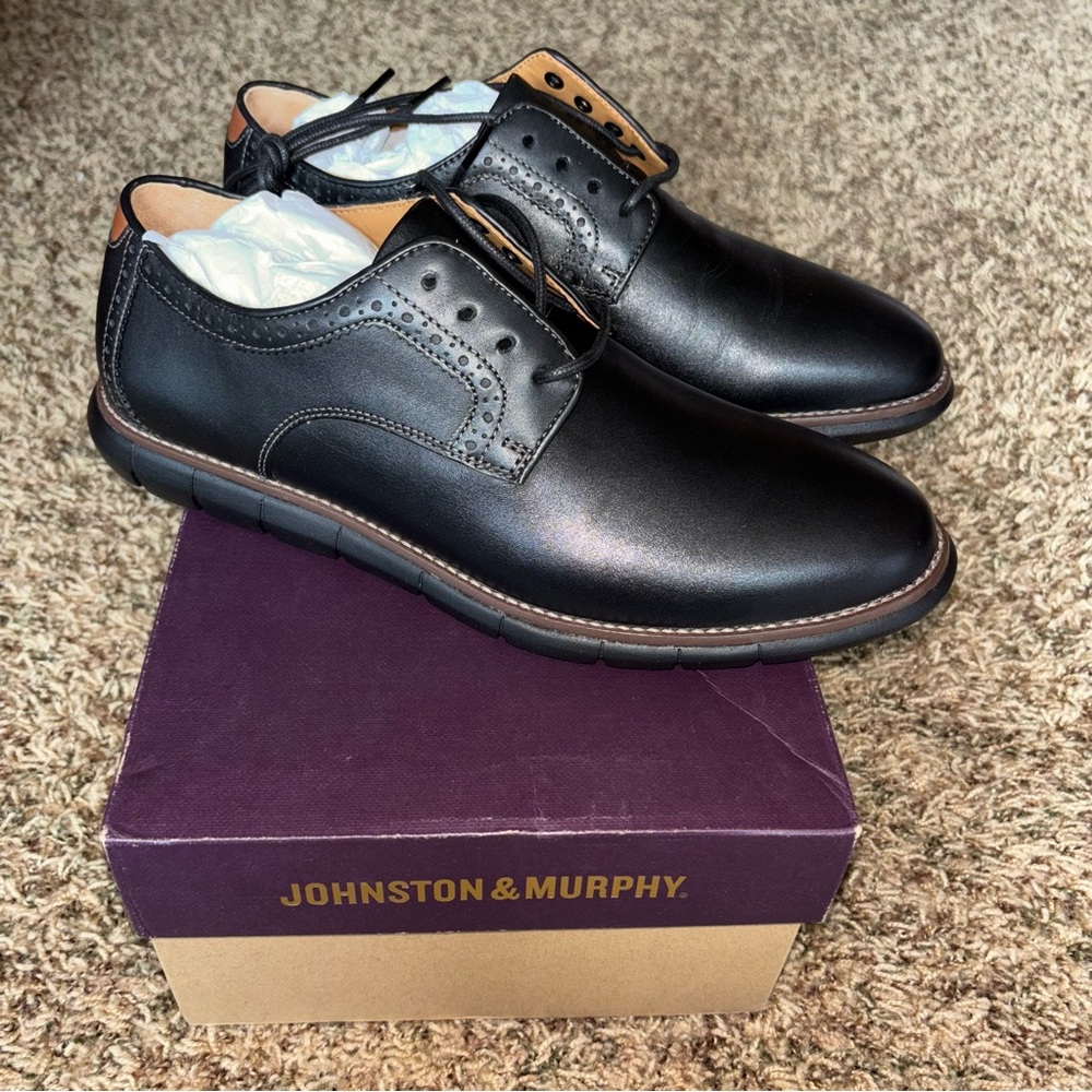 Holden Black Oxford Shoes Classic Design